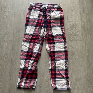 Navy/White/Red Plaid Pajama Pants from Aerie